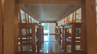 Mesa Comedor Grande Madera 250x90 y 8 Sillas