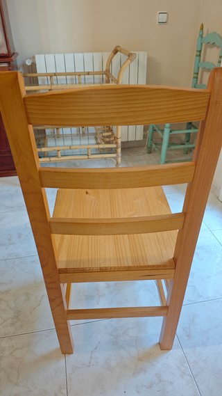 Mesa Comedor Grande Madera 250x90 y 8 Sillas