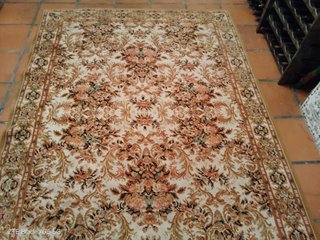 Alfombra Vintage Grande Beige y Marrón