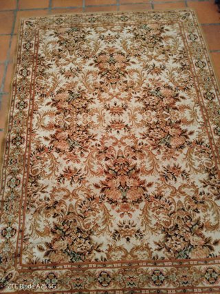 Alfombra Vintage Grande Beige y Marrón