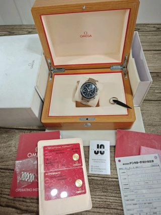 Omega Speedmaster Racing Negro/Plata
