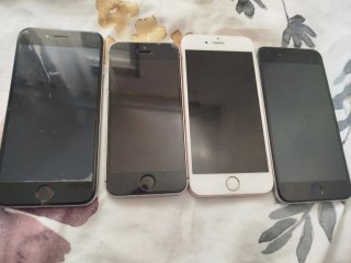 Lote 4 iPhones para piezas