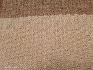 Alfombra de Yute Beige y Marrón