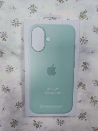 Funda Apple iPhone 17 Silicona Aquamarine MagSafe