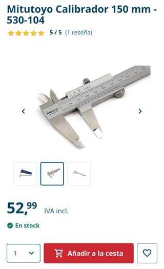 Calibre Mitutoyo 150mm
