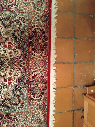 Alfombra Grande Vintage Roja