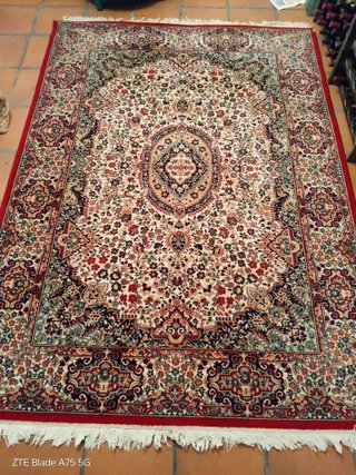 Alfombra Grande Vintage Roja