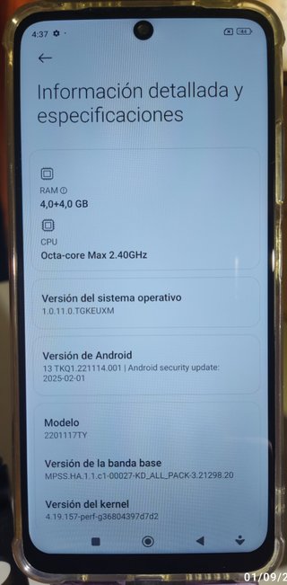 Smartphone "XIAOMI Redmi Note 11" azul