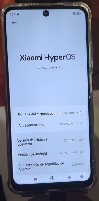Smartphone "XIAOMI Redmi Note 11" azul