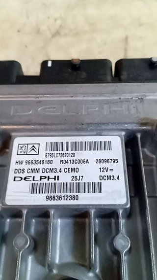 Centralita motor uce 9663548180 peugeot 407 212511