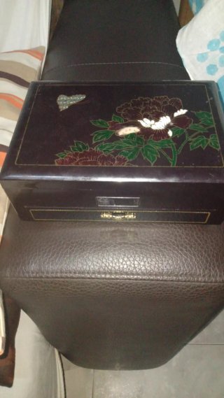 Caja joyero musical con bailarina