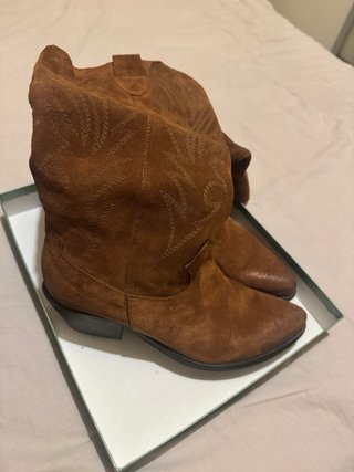 Stivali texani scamosciati CNQ5 Made in Italy 39