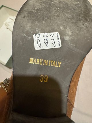Stivali texani scamosciati CNQ5 Made in Italy 39