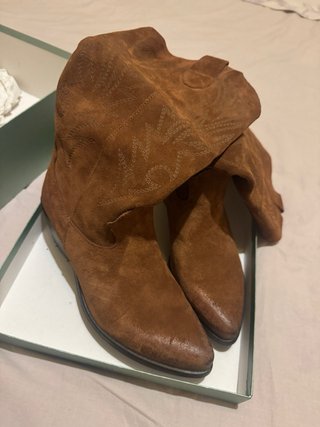 Stivali texani scamosciati CNQ5 Made in Italy 39