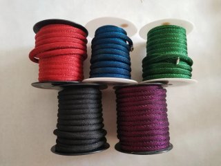 Lote 5 cordones metalizados 6mm