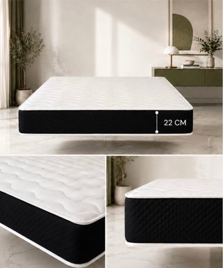 Canapé abatible madera y tela oferta