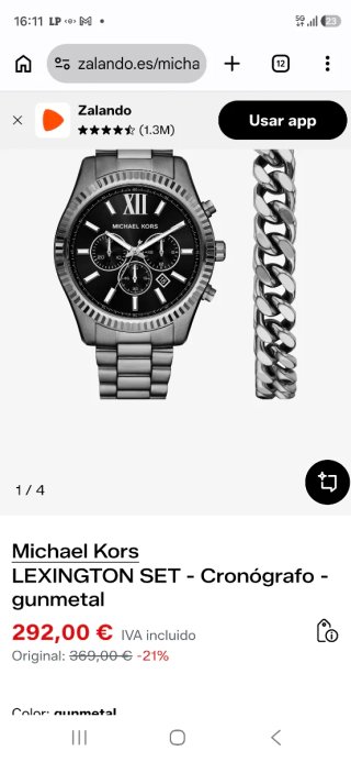 Reloj Michael Kors Plata
