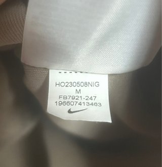 Nike Tech Fleece Windrunner Beige Talla M