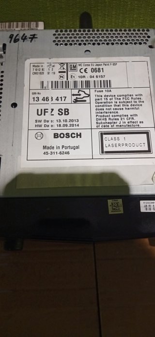 Gps Opel touch connect