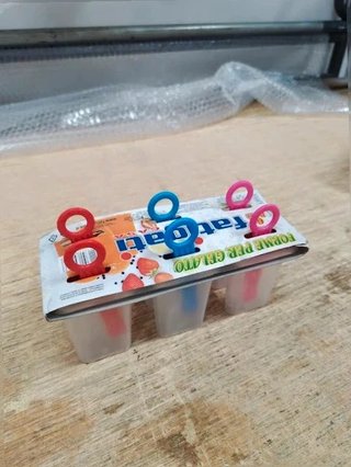 Forme per Gelato Ghiaccioli Set 6 Pezzi Fatti in