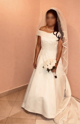Vestido de Novia Blanco Roto