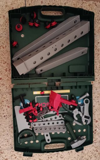 Banco / caja de herramientas de juguete Bosch