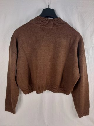 Maglione H&M Divided Collo Alto Marrone