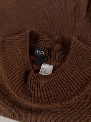 Maglione H&M Divided Collo Alto Marrone