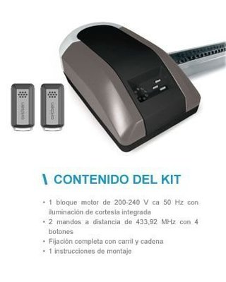 MOTORIZACIÓN PARA PUERTA DE GARAJE