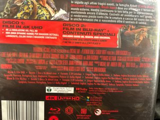 A Quiet Place 2 4K + Blu-ray Sigillato