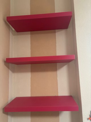 3 Estanterías de Pared