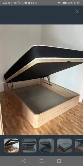Canapé abatible madera nuevo