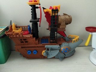 Barco Pirata Juguete sin muñecos