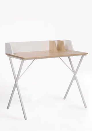 Escritorio/Mesa Estudio 90cm Madera y Metal