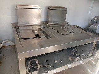 Freidora de gas para encimera hostelería.