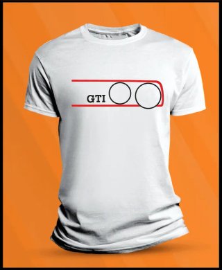 Camiseta manga corta VW Golf MK2 GTI