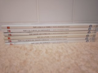 LOTE 6 LIBROS SERIE PUPI (blancos)