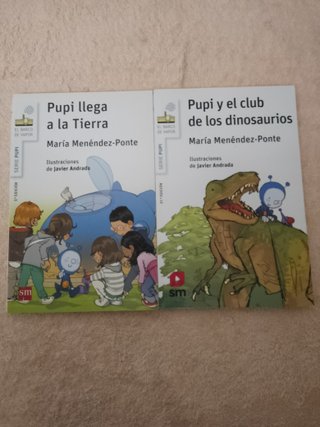 LOTE 6 LIBROS SERIE PUPI (blancos)