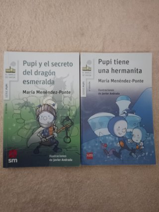 LOTE 6 LIBROS SERIE PUPI (blancos)