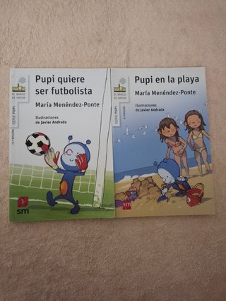 LOTE 6 LIBROS SERIE PUPI (blancos)