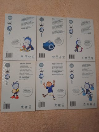 LOTE 6 LIBROS SERIE PUPI (blancos)