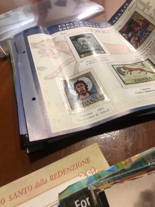Fichas de sellos de España - Más de 100