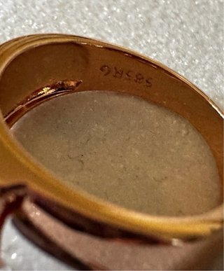 Anello sigillo oro e argento