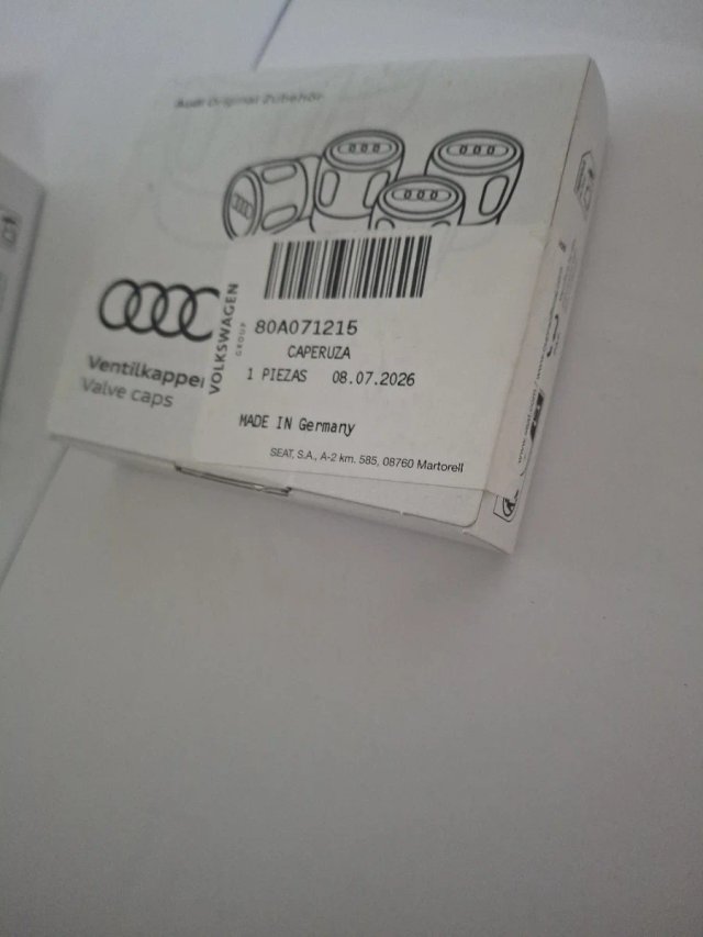 Tapones Válvula Audi Originales Nuevos