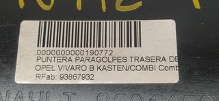 PUNTERA PARAGOLPES TRASERA DERECHA OPEL VIVARO B KASTEN/COMBI Combi L1 2.7T