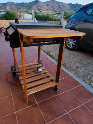 Barbacoa de gas