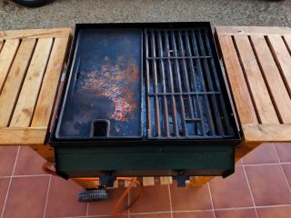 Barbacoa de gas