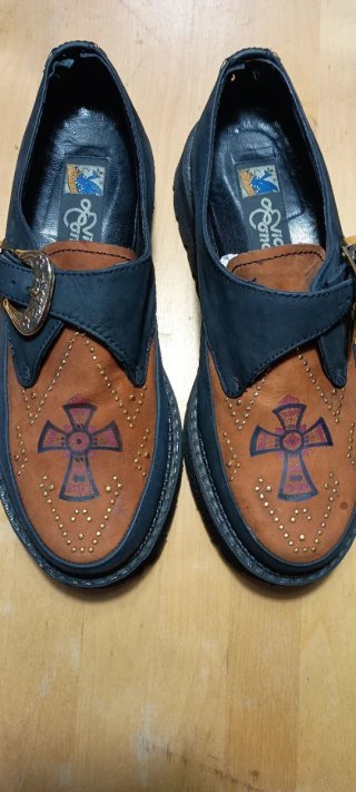 Zapatos Creepers Vic Gano Piel Napa