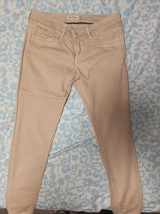 Vaqueros Slim Massimo Dutti Rosa T40