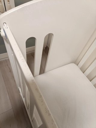 Cuna blanca Osito+ Colchón + Colchón viaje